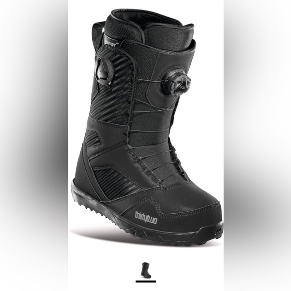ThirtyTwo STW Double BOA Women’s Snowboard Boots BLK sz 6 - Picture 1 of 7